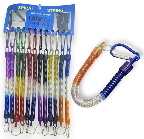 Elastic lanyard spiral spring - elastic,