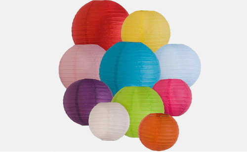 Paper lanterns - paper,