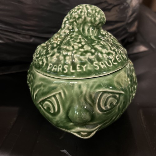 Sylvac parsley sauce face pot - face,