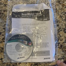 Microtek ScanMaker 5900 Instructions And Disk Included