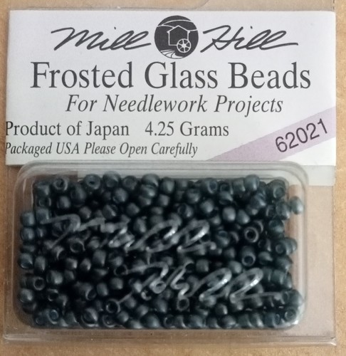 Mill hill frosted glass beads - mill,