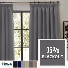 Pencil Pleat Blackout Curtains