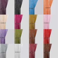 String Curtain Panels ~ Door Fly Screen & Room Divider ~ Voile Net Curtains