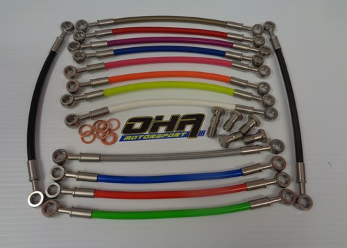 Oha stainless braided rear - stainless,