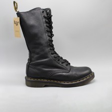 Dr. Martens 1B99 Virginia Leather Mid Calf Boots Women's / Men's Lace High Boot