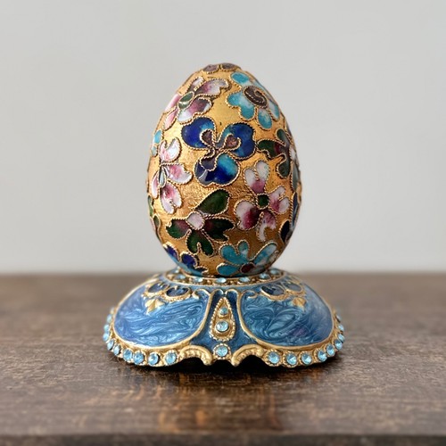 Fabergé style enamel - style, egg