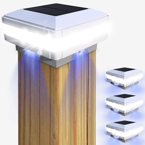 Solar post cap lights fence - cap,