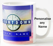 Countdown Coffee Mug tea cup christmas gift Personalised