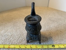 Vintage cast, pot belly stove
