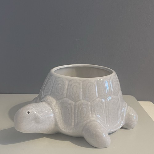 Vintage tortoise planter plant - tortoise,