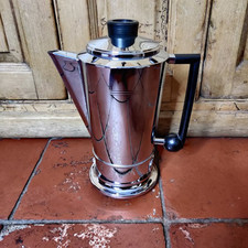 Art Deco Bullpit & Son Swan Coffee Percolator Untested Decorative Stainless
