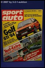 Sports Car 9/83 Alpina B6 Alfa GTV BMW M635 Metro Turbo