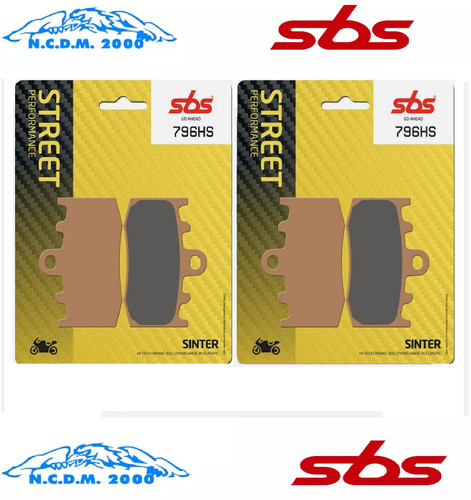 Front brake pads - pads, sbs