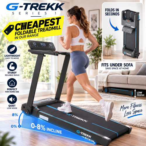 Trekk treadmill 5hp 180kg - treadmill,
