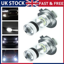 2x H7 100W 10000K LED Driving