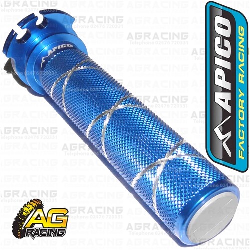 Apico blue aluminium throttle - apico,