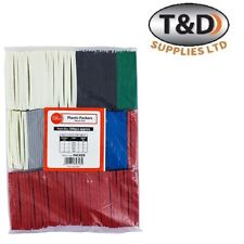 Timco 200 x Flat Plastic Mixed Packers Window Wedges & Glazing Spacers Shims Set