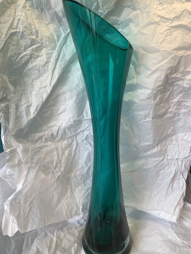 29cm tall teal turquoise - tall, blue