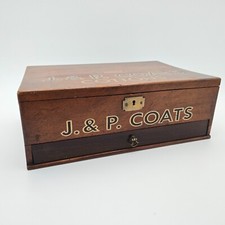 Antique J. & P. Coats Mahogany