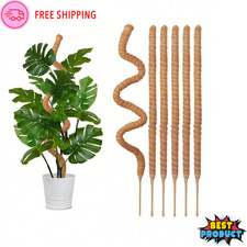 1PC  Bendable Moss Pole for Climbing Plants Potted Plants Support Stakes Rake UK