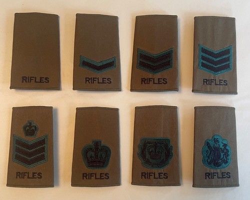 Rifles rank slides - rifles, olive