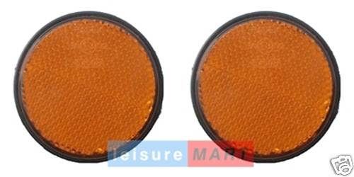 Pair amber orange - pair,