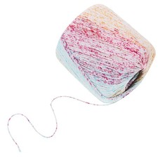  1 Roll 133M Color Segment Dyed Gradient Cotton Yarn DIY Thread Hand Crocheted