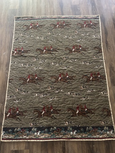 Vintage handmade fox hunt - handmade,