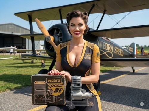 New webra engine plane - new, 91