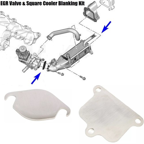 Egr valve square cooler - egr, &