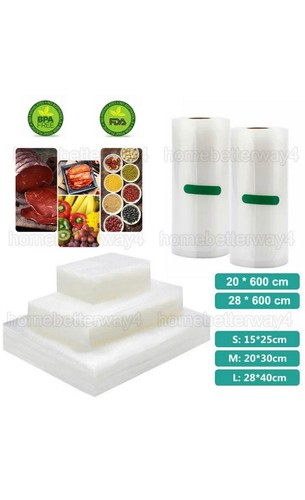 Vacuum sealer rolls bags food - bags,