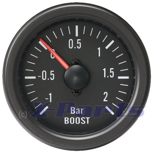Retro boost pressure gauge - retro,