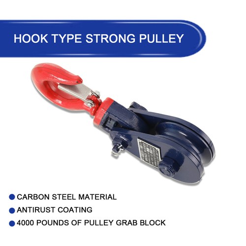 Snatch block with - snatch,