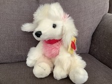 Keel Toys Soft Sensations Poodle Dog Pink 11" with Tags