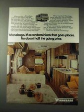 1979 Winnebago Motor Home Ad - Goes Places