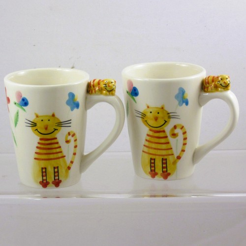 Rayware cats mugs - 2,