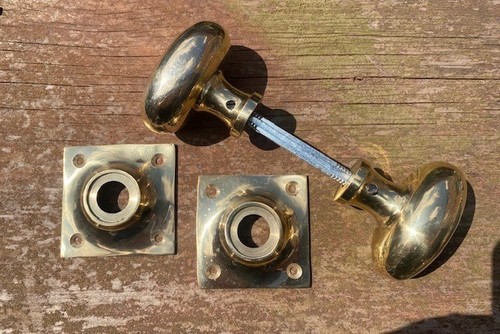 Solid brass victorian oval - solid,