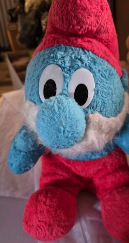 Papa smurf medium - smurf, cuddly