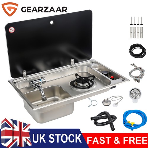 Gas stove sink cooker hob - sink,
