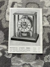 Jaeger Le Coultre Atmos Description Page 50001 Picture Manual Magazine Instruction Manual