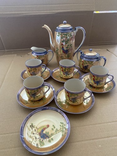 Vintage gold lustre porcelain - vintage,