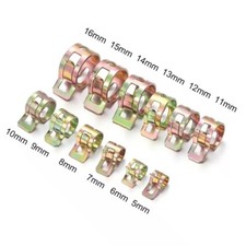 5-16mm Spring Clips Stainless Steel Galvanized Pipe Clamp Oil Line Water Hose
