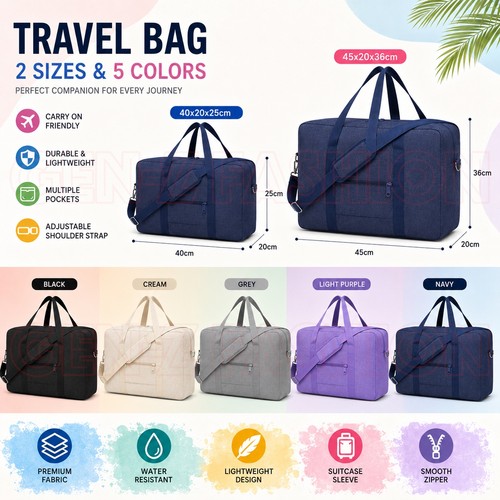 Travel holdall cabin bag - cabin,