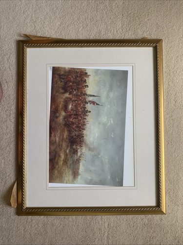 Battle waterloo framed - battle,