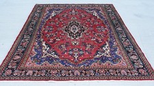Handmade Rug Traditional Medallion Vintage Large Oriental Wool Carpet 310x208 Cm