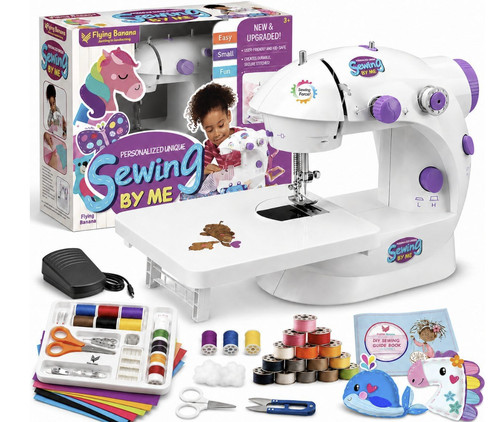 Mini sewing machine - sewing, with