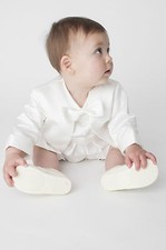  Baby Boys Christening Romper