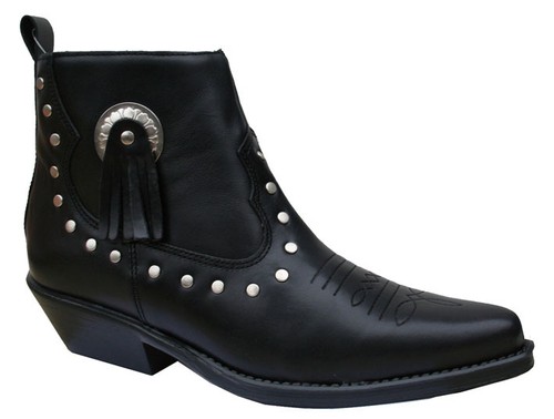 Ladies black leather - black,