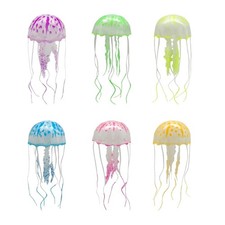 Funny Jellyfish Toy FishTank Accessories Underwater World Floating Decors
