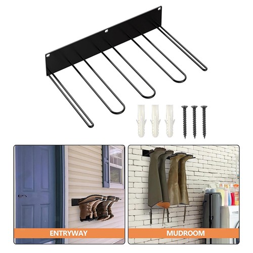 Wall mounted boot - rack, metal